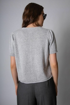 Sweater Achy gris angora - timossitejidos