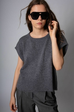 Chaleco Blois topo lana merino - timossitejidos