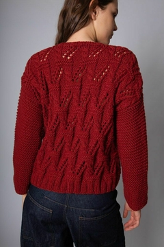 sweater Lyon borgoña lana merino en internet