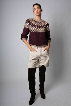 Sweater Bayo vino llama - PRE ORDER entregas a mediados de ABRIL - comprar online