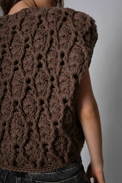 chaleco Orleans mocha lana merino - PRE ORDER - Entregas a fines de Marzo en internet