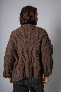 saco Zermatt mocha lana merino 100% - comprar online