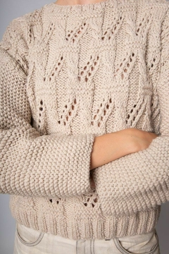 sweater Lyon crudo lana merino en internet
