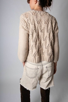 sweater Lyon crudo lana merino - tienda online