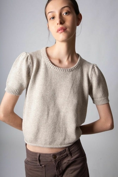 sweater Achy avena angora - comprar online