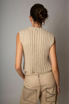 chaleco Vitre crudo mohair en internet