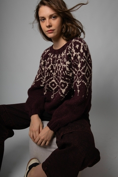 sweater Chamonix vino llama - PRE ORDER - Entregas durante la segunda quincena de Abril - timossitejidos