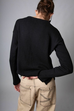 sweater Salers negro - timossitejidos