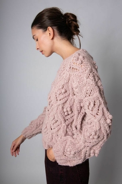 sweater Strasbourg rosa mohair en internet
