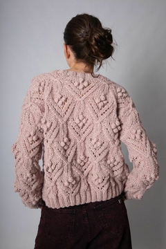 sweater Strasbourg rosa mohair - timossitejidos