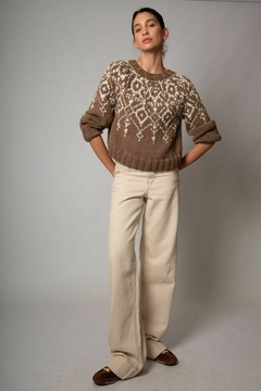 sweater Chamonix tostado llama -PRE ORDER ENTREGAS DURANTE LA SEGUNDA QUINCENA DE ABRIL