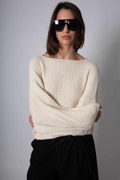 sweater Evora crudo - timossitejidos