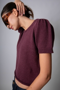 sweater Achy vino angora - comprar online