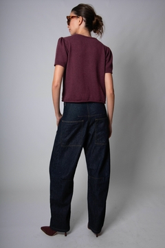 sweater Achy vino angora - timossitejidos