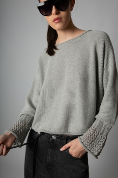 sweater Grasse gris