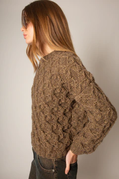 sweater Helsinski tostado MOHAIR - comprar online