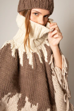 poncho Orn lana merino premium - PRE ORDER - Entregas durante JUNIO - comprar online