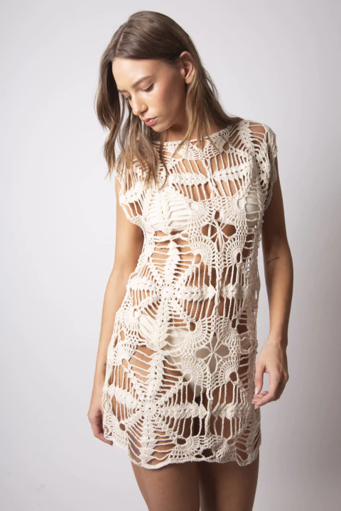 vestido Salina crudo - comprar online