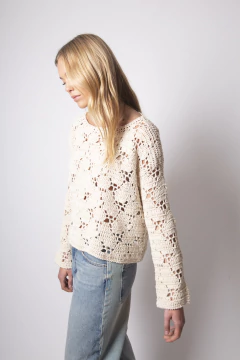 sweater Ermi crudo - timossitejidos