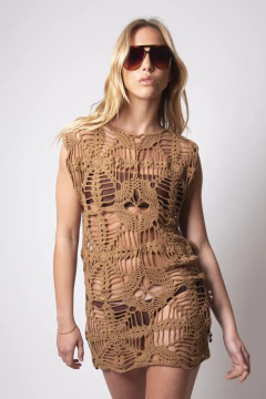 vestido Salina caramel en internet