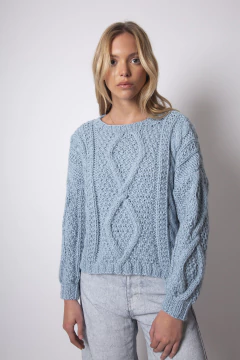 sweater Quequen celeste
