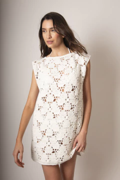 vestido Gerasi blanco - comprar online