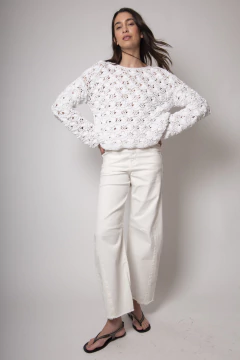 sweater Ferla blanco - timossitejidos