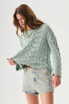 sweater Coimbra aqua - comprar online