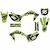 Kit gráfico adesivo CRF230 biker elite