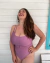 Malla Enteriza MOSCU color lila lycra con brillo - Russian Spy Online