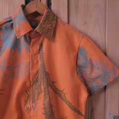 Camisa Pehuenia naranja cardos talle 1 en internet