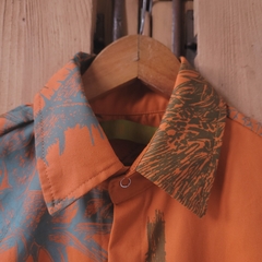 Camisa Pehuenia naranja cardos talle 1 - Licuado de Cactus