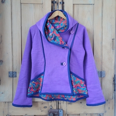 Campera Cactus Violetas