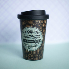 Vaso Mug + vinilo Cafe