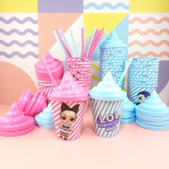 Vaso Tapa Helado x10 Personalizados en internet