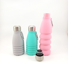 Botella silicona larga verde - comprar online