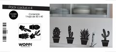 Pack Cactus x 4 - 30x40cm //vd2206 - comprar online