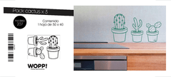 Pack Cactus x3 - 30x40cm //vd2207 - comprar online
