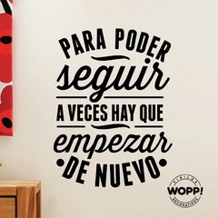 Para poder seguir - 30x40cm //vd2257