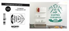 Cocinamos con Amor - 50x60cm //vd3408 - comprar online