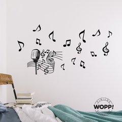 Notas Musicales - 50x60cm //vd3389