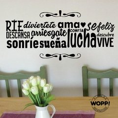 Rie Diviértete - 100x60cm //vd5512