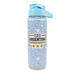 Botella argentina vamos argentina celeste - comprar online
