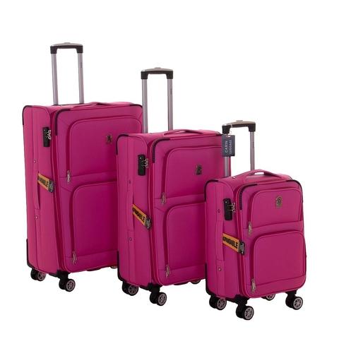 SET DE 3 VALIJAS, de poliéster reforzado c/ fuelle extensible - comprar online