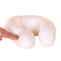 ALMOHADA DE VIAJE TIPO CUELLITO ( RELLENO ESPUMA VICOELISTICA INTELIGENTE). - tienda online
