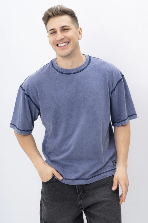 Remera StoneWash Boxi