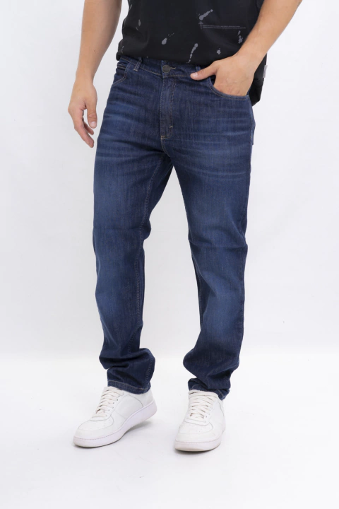 Jean Cepillado Blue Regular - comprar online