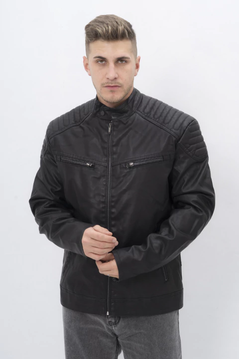 Chaqueta PU Black - comprar online