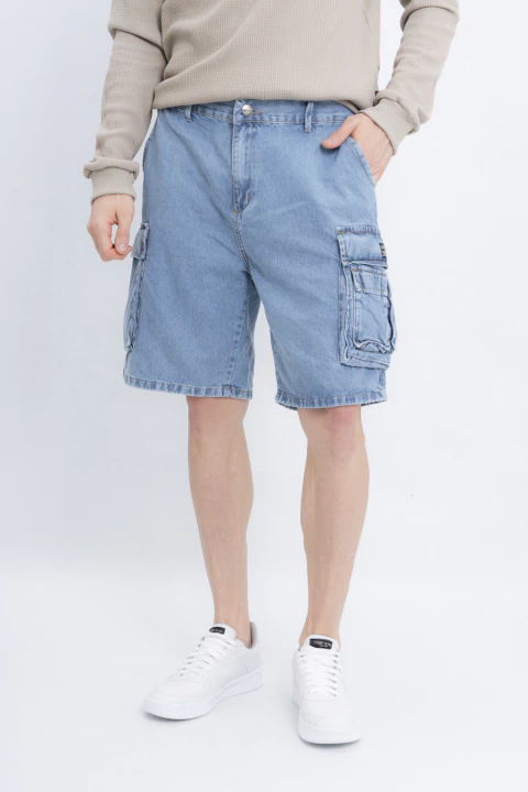 Bermuda Jean Cargo Blue - comprar online