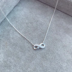 Collar Infinito Shine - Plata 925 Y21.i - comprar online